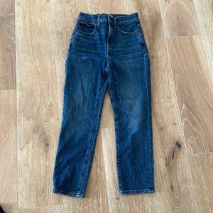 Madewell 25 Classic Straight Jean!